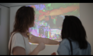 Interactive Glitch Installation, Electrofringe 2013, Evangeline Cachinero